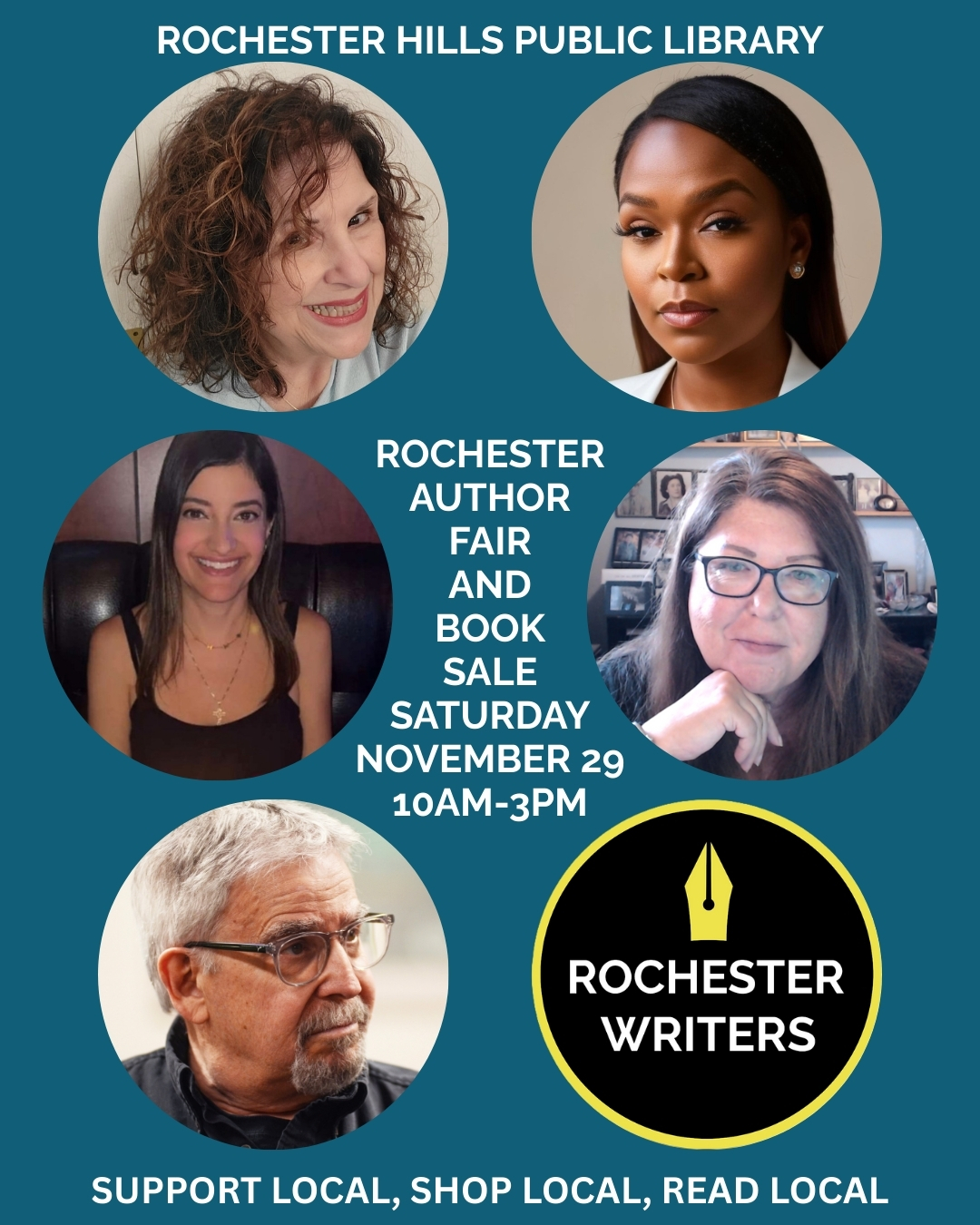 Rochester Author Fair this Saturday – November 29, 2025